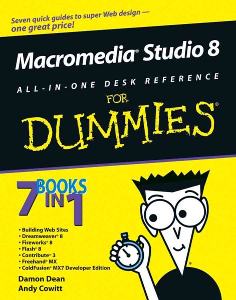 Macromedia Studio 8 All-in-One Desk Reference For Dummies (For Dummies Series) cover