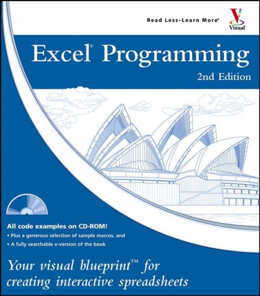 Excel Programming: Your visual blueprint for creating interactive spreadsheets cover