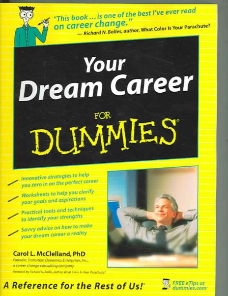 Your Dream Career For Dummies cover