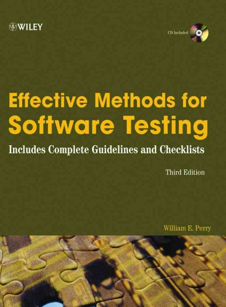 Effective Methods for Software Testing: Includes Complete Guidelines, Checklists, and Templates cover