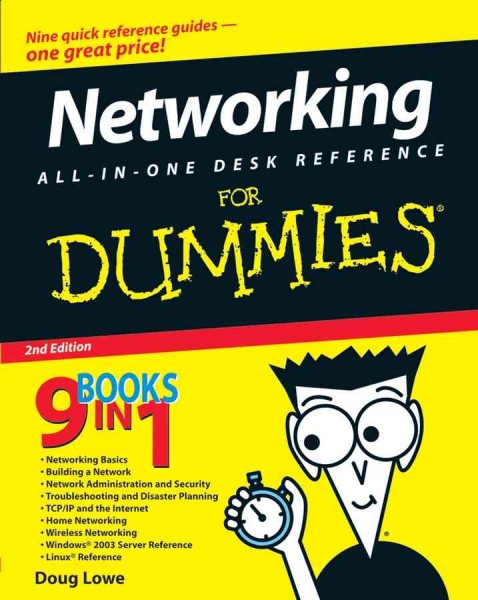 Networking All-in-One Desk Reference For Dummies cover
