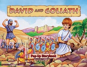 David and Goliath Mini Pop-Up Storybook cover