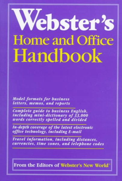 Webster's Home and Office Handbook cover