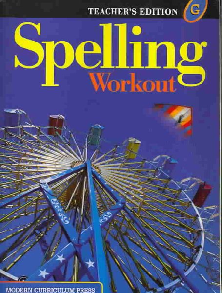 Spelling Workout: Level G cover
