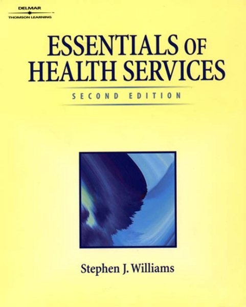 Essentials of Health Services cover