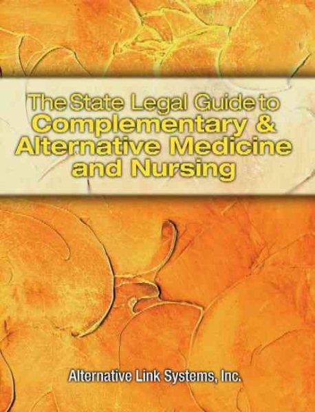 The State Legal Guide to Complementary and Alternative Medicine cover