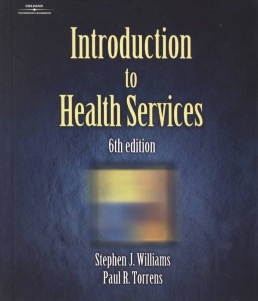 Introduction To Health Services cover
