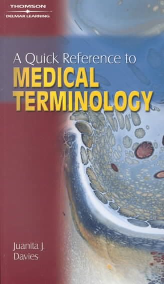 A Quick Reference to Medical Terminology cover