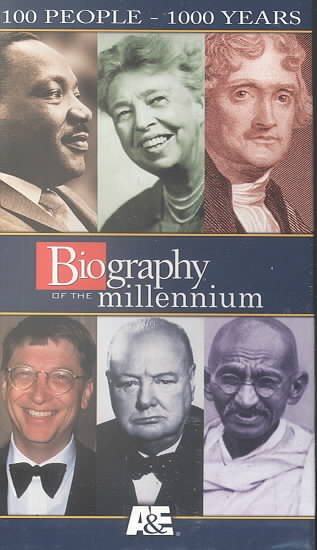 Biography of the Millennium: 100 People -1000 years [VHS] cover