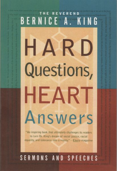 Hard Questions, Heart Answers cover