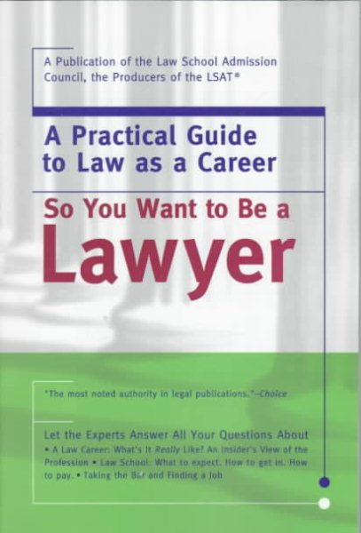 So You Want to Be a Lawyer cover