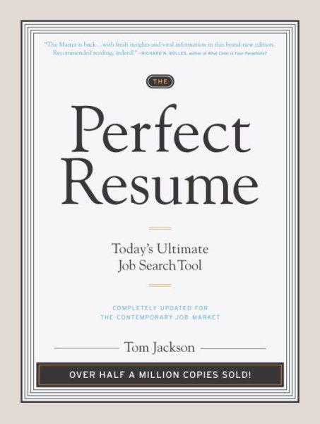 The Perfect Resume: Today's Ultimate Job Search Tool cover