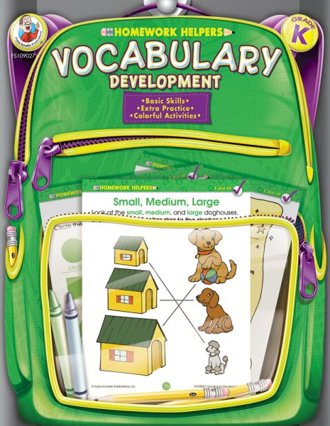 Vocabulary Development Homework Helper, Grade K