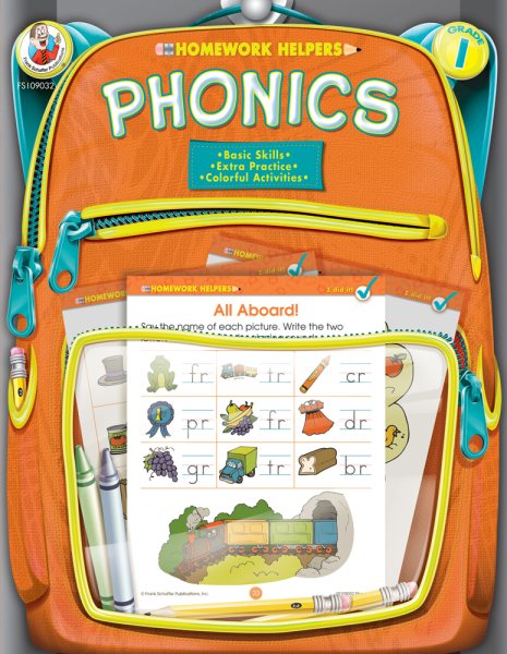 Phonics Homework Helper, Grade 1 cover