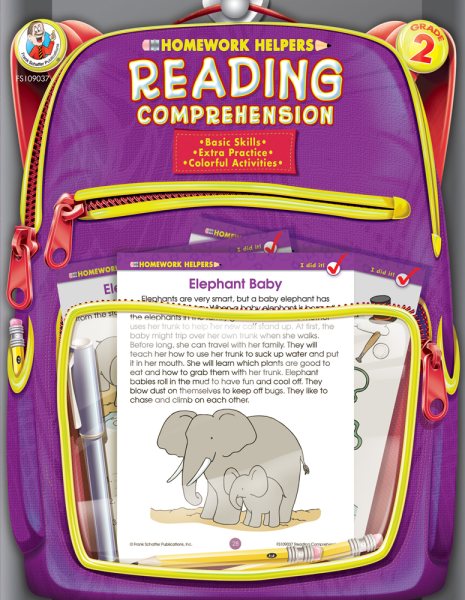 Reading Comprehension Homework Helper, Grade 2 cover