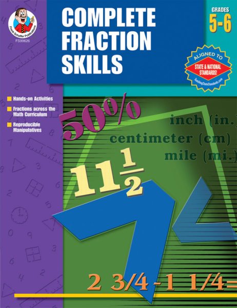 Complete Fraction Skills, Grades 5-6 cover