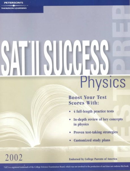 SAT II Success Physics 2002 (Peterson's) cover