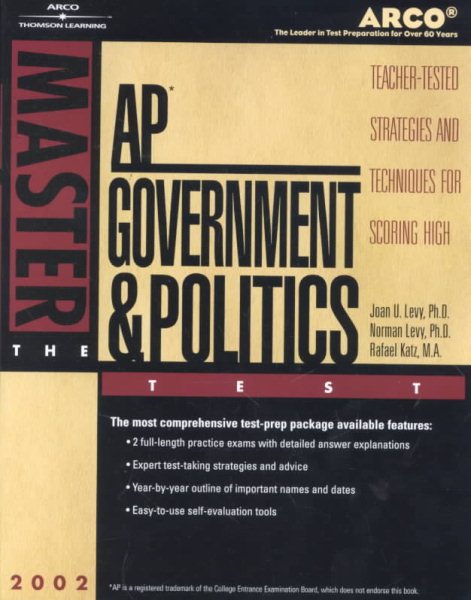Master AP Government and Politics 2002 (Master the Ap Government & Politics Test, 3rd ed) cover