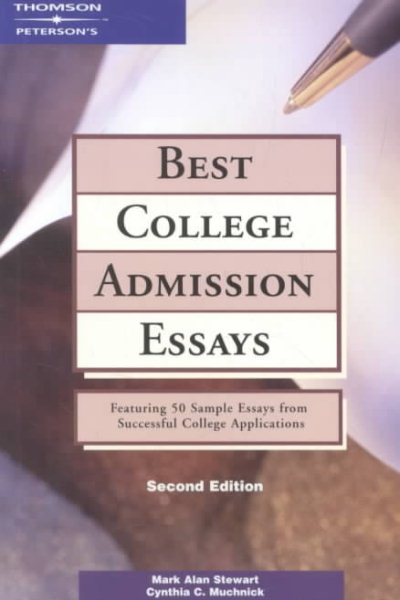 Best College Admission Essays, 2nd ed (Peterson's Best College Admission Essays) cover