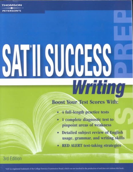 SAT II Success Writing, 3rd ed (Peterson's SAT II Success Writing) cover