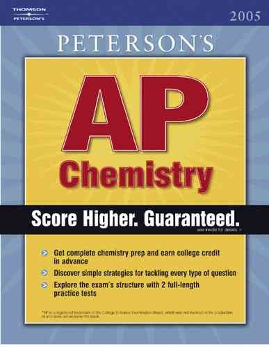 AP Chemistry, 1st ed (Peterson's AP Chemistry) cover