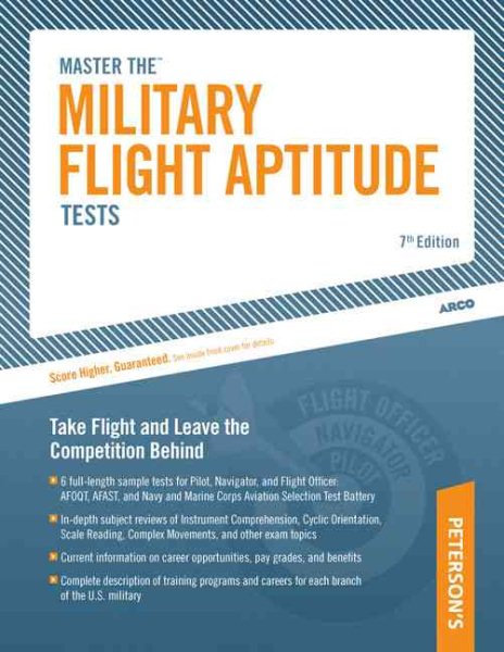Master the Military Flight Aptitude Test (Peterson's Master the Military Flight Aptitude Tests) cover