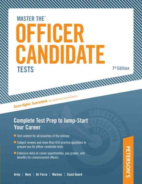 Peterson's Master the Officer Candidate Tests cover