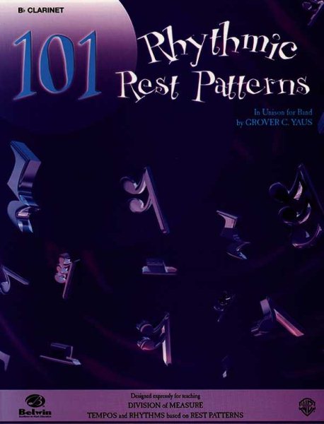 101 Rhythmic Rest Patterns: B-flat Cornet (Trumpet) cover