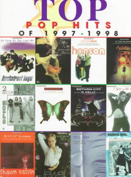 Top Pop Hits of 1997-1998: Piano/Vocal/Chords cover