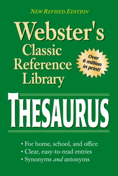 Webster's Classic Reference Library Thesaurus cover