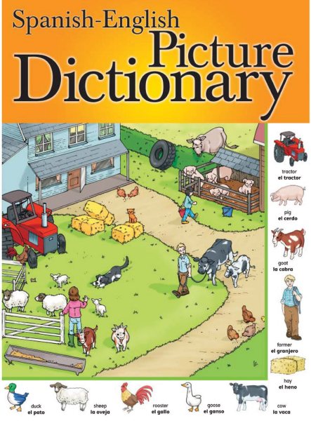 Picture Dictionary, Grades K - 4: Spanish-English cover