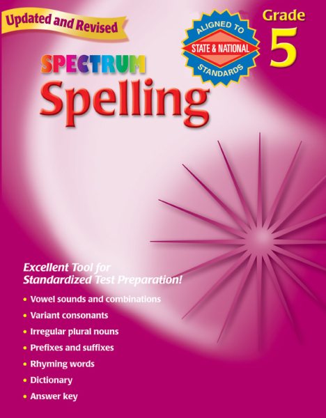 Spectrum Spelling, Grade 5 cover