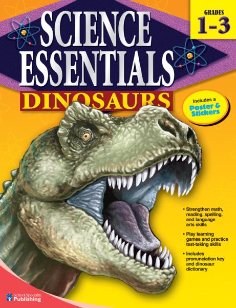Science Essentials Dinosaurs, Grades 1-3: Write & Wipe Fun Tablets (Beginning Basics) cover