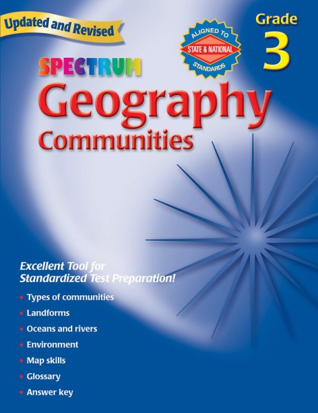 Geography, Grade 3: Communities (Spectrum) cover