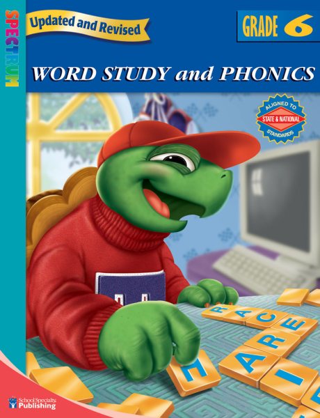 Spectrum Word Study and Phonics, Grade 6 cover