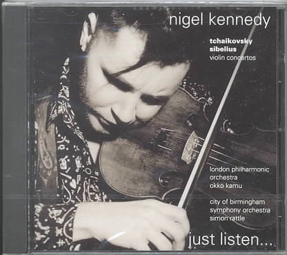 Tchaikovsky / Sibelius: Violin Concertos ~ Kennedy cover