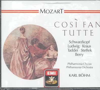 Mozart: Così Fan Tutte cover
