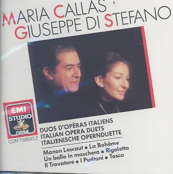 Maria Callas & Giuseppe di Stefano - Italian Opera Duets cover