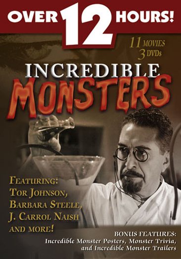 Incredible Monsters 11 Movie Pack [DVD] cover