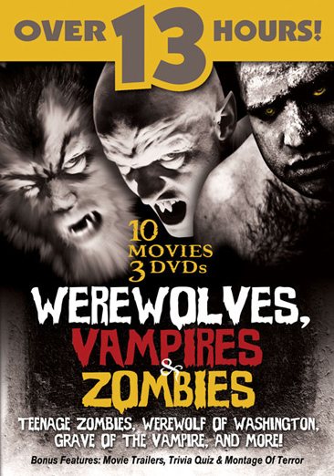 Werewolves, Vampires and Zombies [DVD] cover