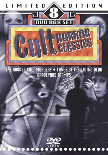Cult Horror Classics (Limited Edition): The Hooker Cult Murders / Fangs of the Living Dead / Graveyard Tramps / Sisters of Death / the Night Evelyn Came out of the Grave / the Demon / the Devil's Nightmare / Kiss Me, Kill Me [DVD] cover
