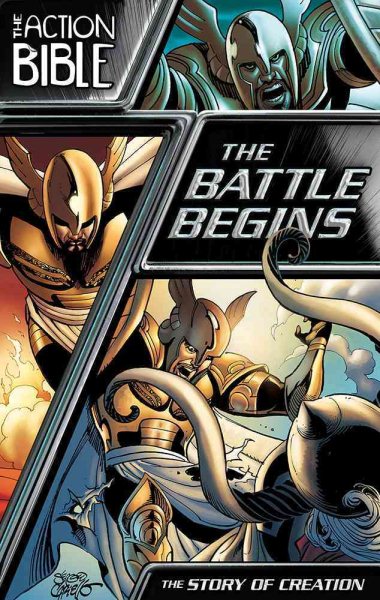 The Battle Begins: The Story of Creation (The Action Bible Graphic Novels) cover