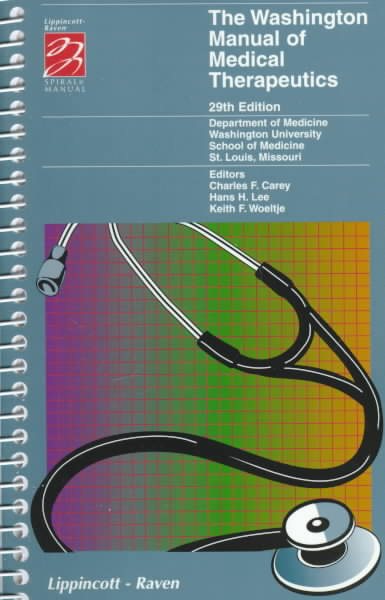 The Washington Manual of Medical Therapeutics cover