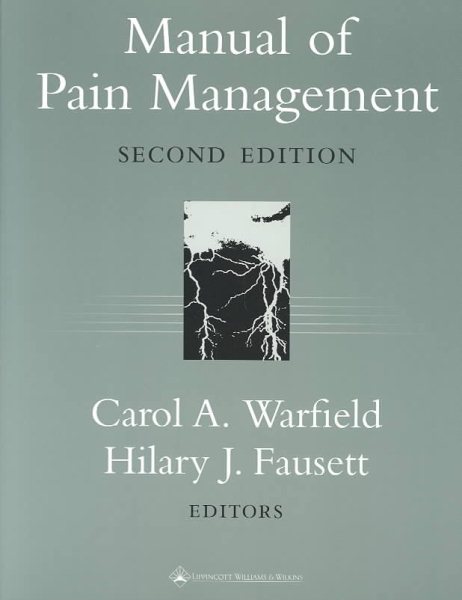 Manual of Pain Management cover