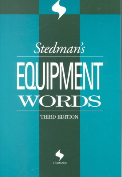 Stedman's Equipment Words cover