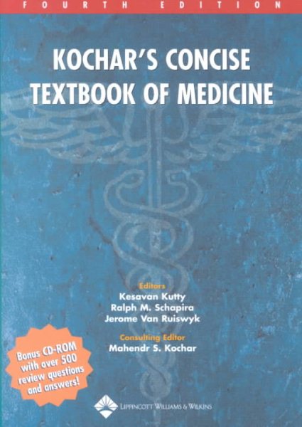 Kochar's Concise Textbook of Medicine (Book with CD-ROM) cover