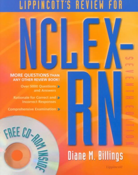 Lippincott's Review for NCLEX-RN (Book with CD-Rom for Windows) cover