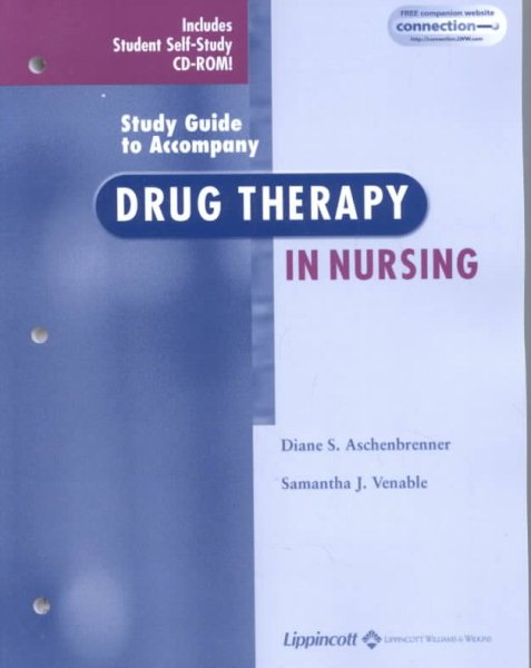 Study Guide to Accompany Drug Therapy in Nursing with CDROM cover