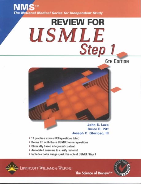 NMS Review for USMLE Step 1 (Book with CD-ROM) cover