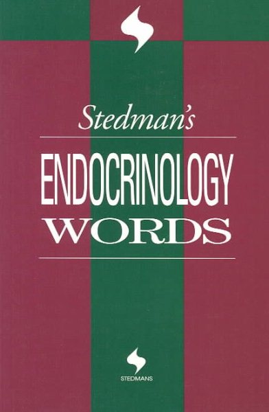Stedman's Endocrinology Words (Stedman's Word Books) cover